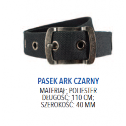 pásek Pako Jeans  ARK - Czarny